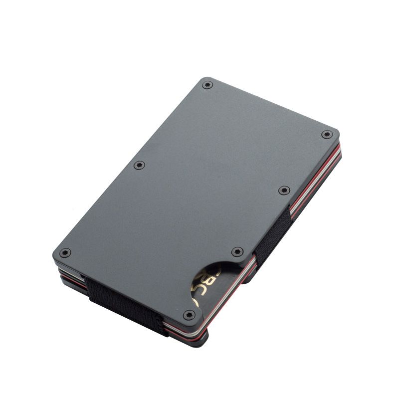Credit Card Holder Men Women Bank Id Cardholder Container Case Aluminium Metal Magsafe Minimalist Parliment Wallet