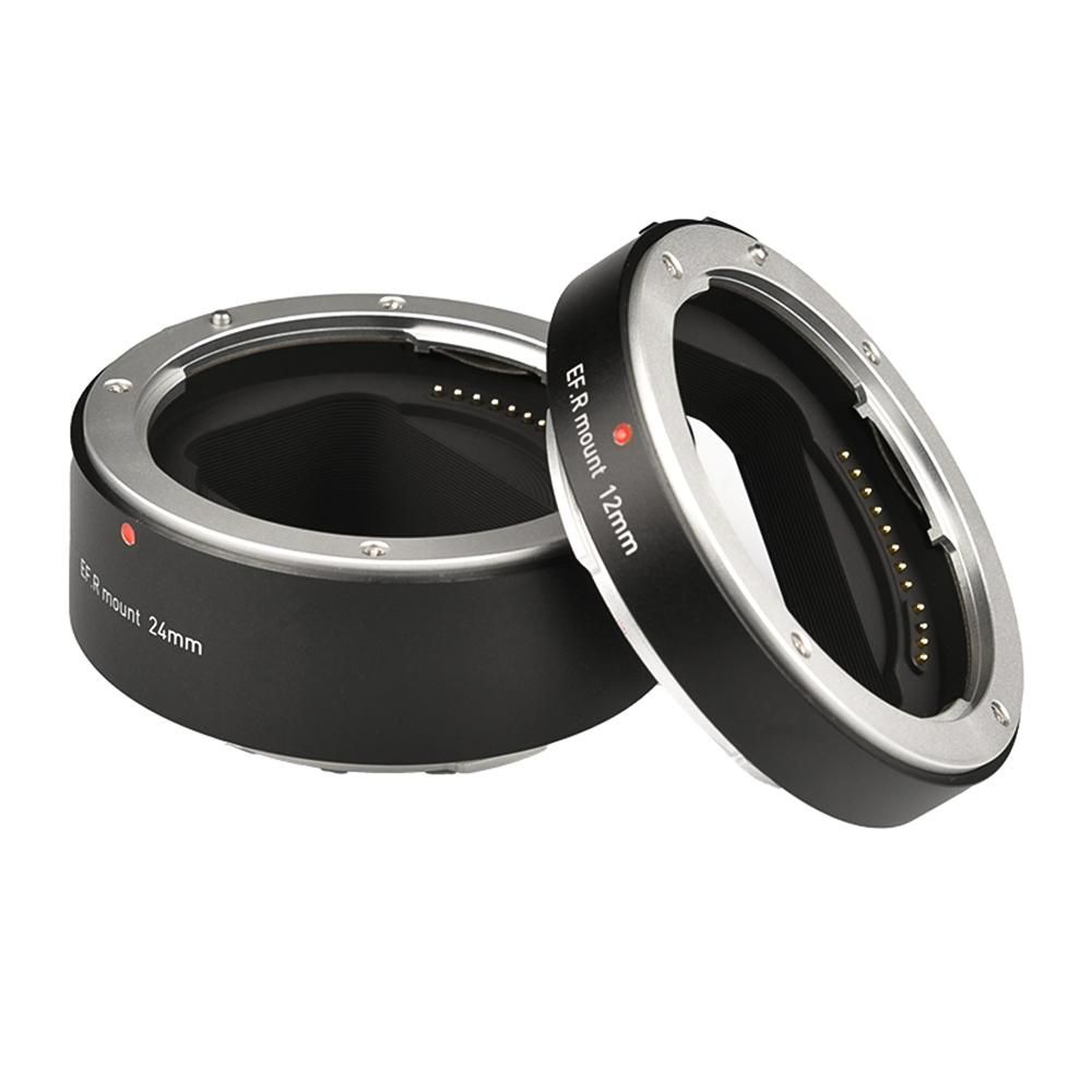 Automatic Extension Tubes 12mm + 24mm R Mount Macro Tubes Sets Lightweight Compatible with Canon RF-Mount Lenses And Canon R5/R6/R7/R10 Camera