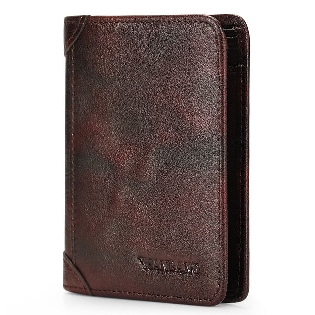 Leather Small Card Holder Wallet Pocket Purse Purses