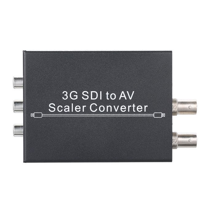 3G SDI To AV Scaler Converter HD SD L/R Analog Stereo Audio