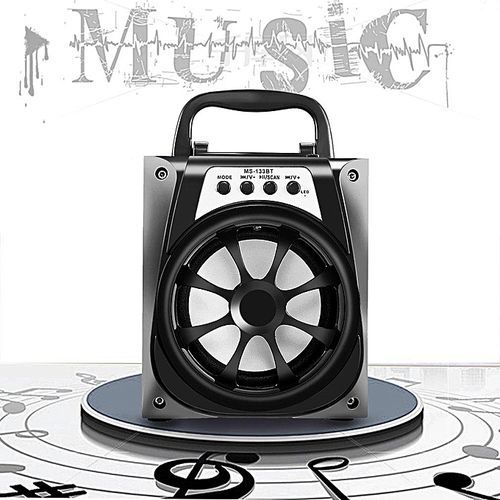 MS-133BT Multifunction Portable High Power Output FM Radio Bluetooth Speaker HT-S