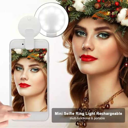 Rechargeable Phone Selfie Ringlight For Makeup Vlog
