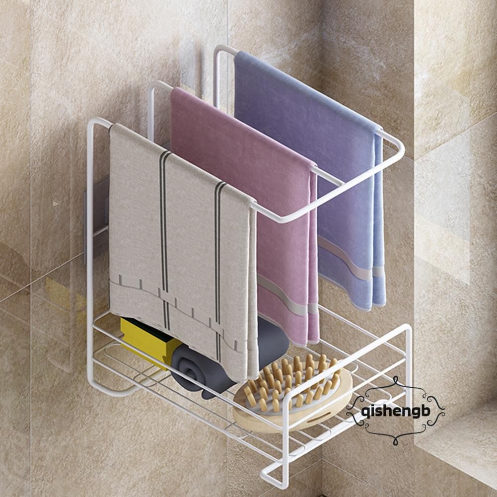 Kitchen Rag Storage Rack Punch-free Dishcloth Drain Stand