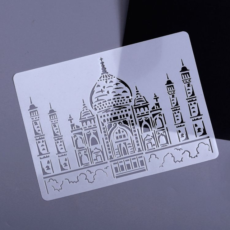 10 PCS 5 Taj Mahal A4 Label Template