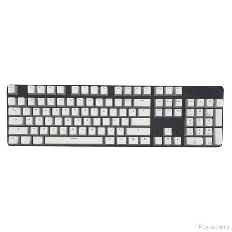 108Pcs Backlight Solid Color ABS Key Caps Replacement for