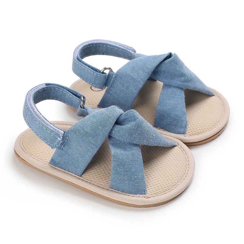 Crossed Top Soft Sole Sandals For Babygirls (Size 12-18m)