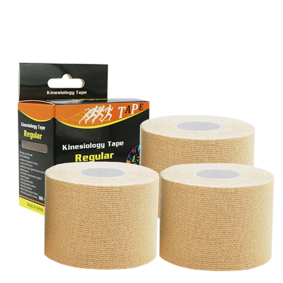 3 Rolls Performance Adhesive Athletic Tape Breathable Stretchy Kinesiology Tape