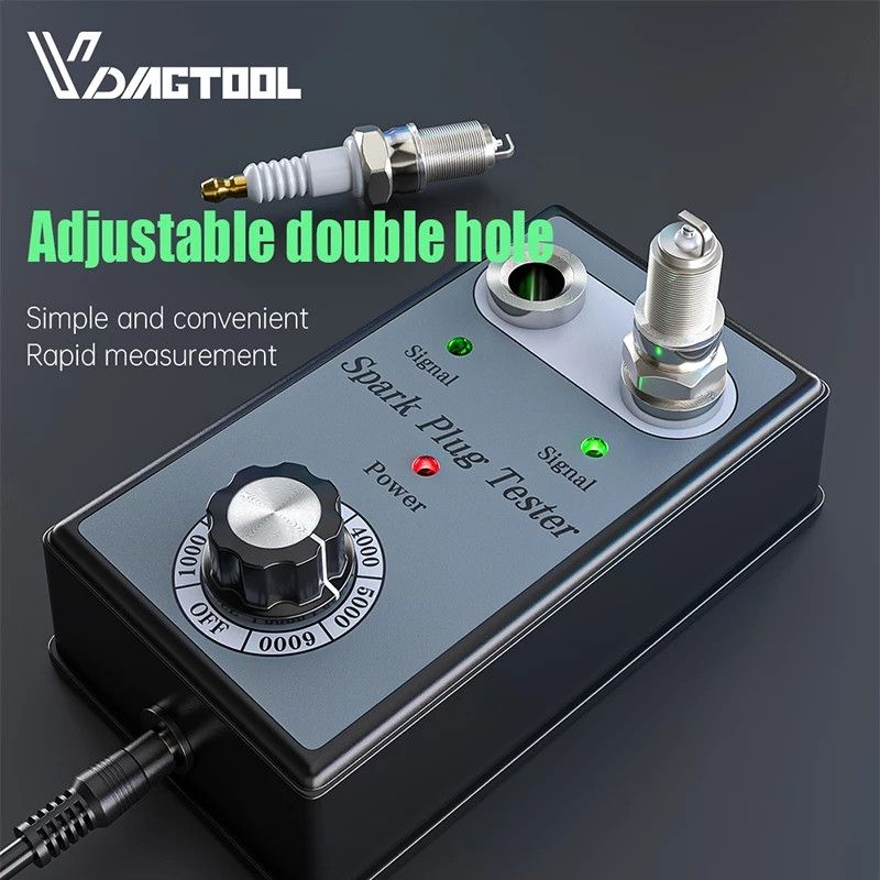 Auto Car Spark Plug Tester With Adjustable Double Hole Detector Ignit
