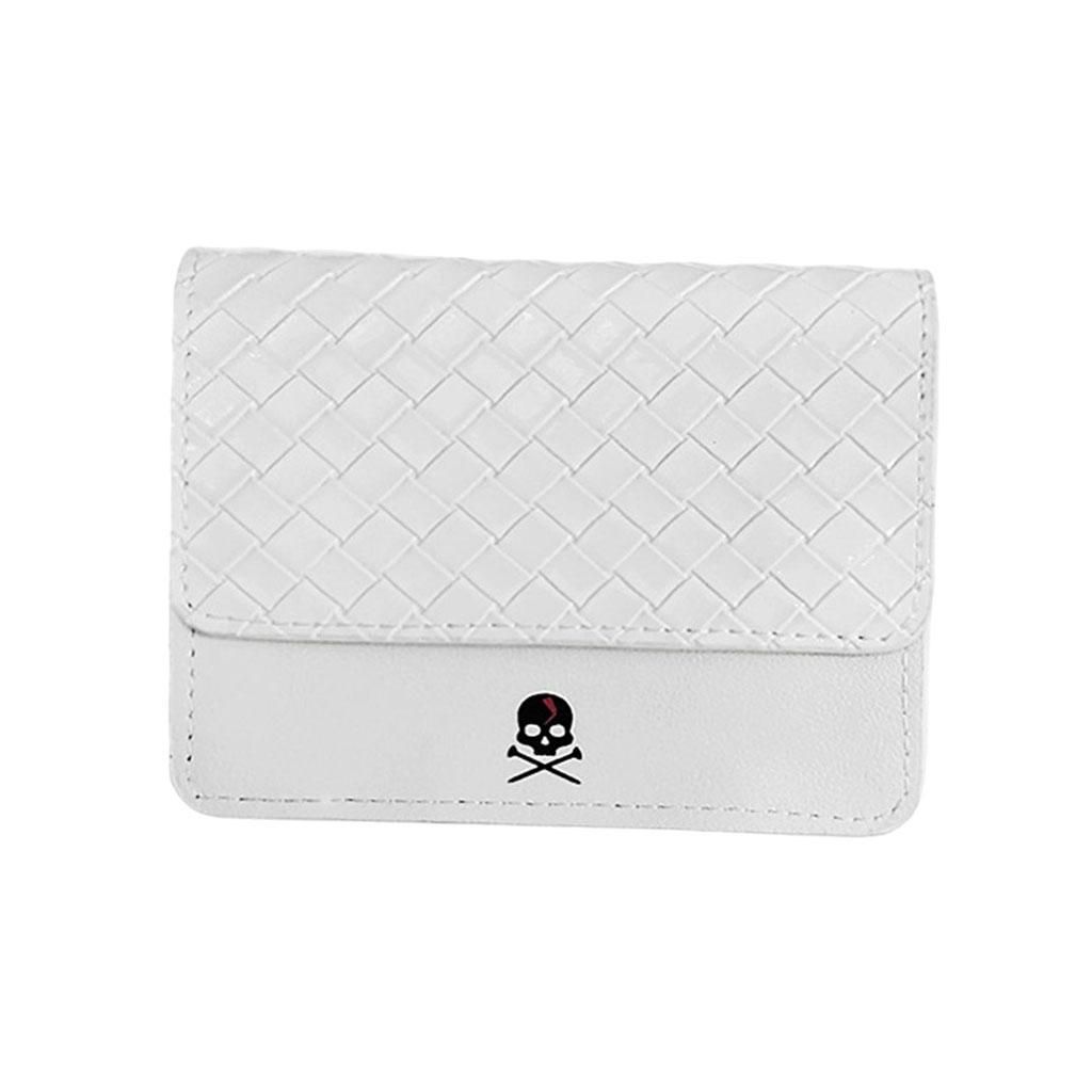 Golf Rangefinder Case PU Leather Waterproof For Essential Golf White