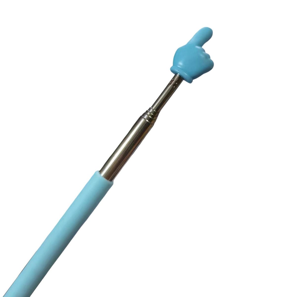 Break-resistant Metal Pointer Telescopic Handheld for Classroom Blue