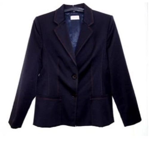 Designer Jacket with Stitches - Brown