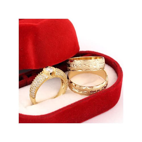 Veve Gold Bridal Set .