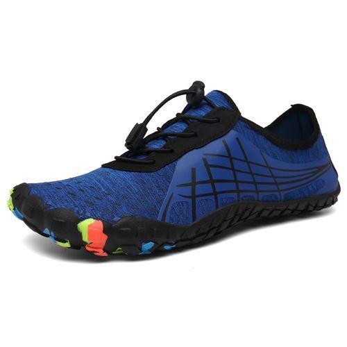 Big Size Mens Water Shoes Beach Diving Climbing Shoes-Blue