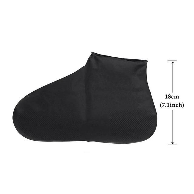 Rain Boots Waterproof Shoe Cover Silicone Unisex Shoes Protectors Waterproof Non-Slip Shoe Covers Reusable Outdoor Rainy Boots