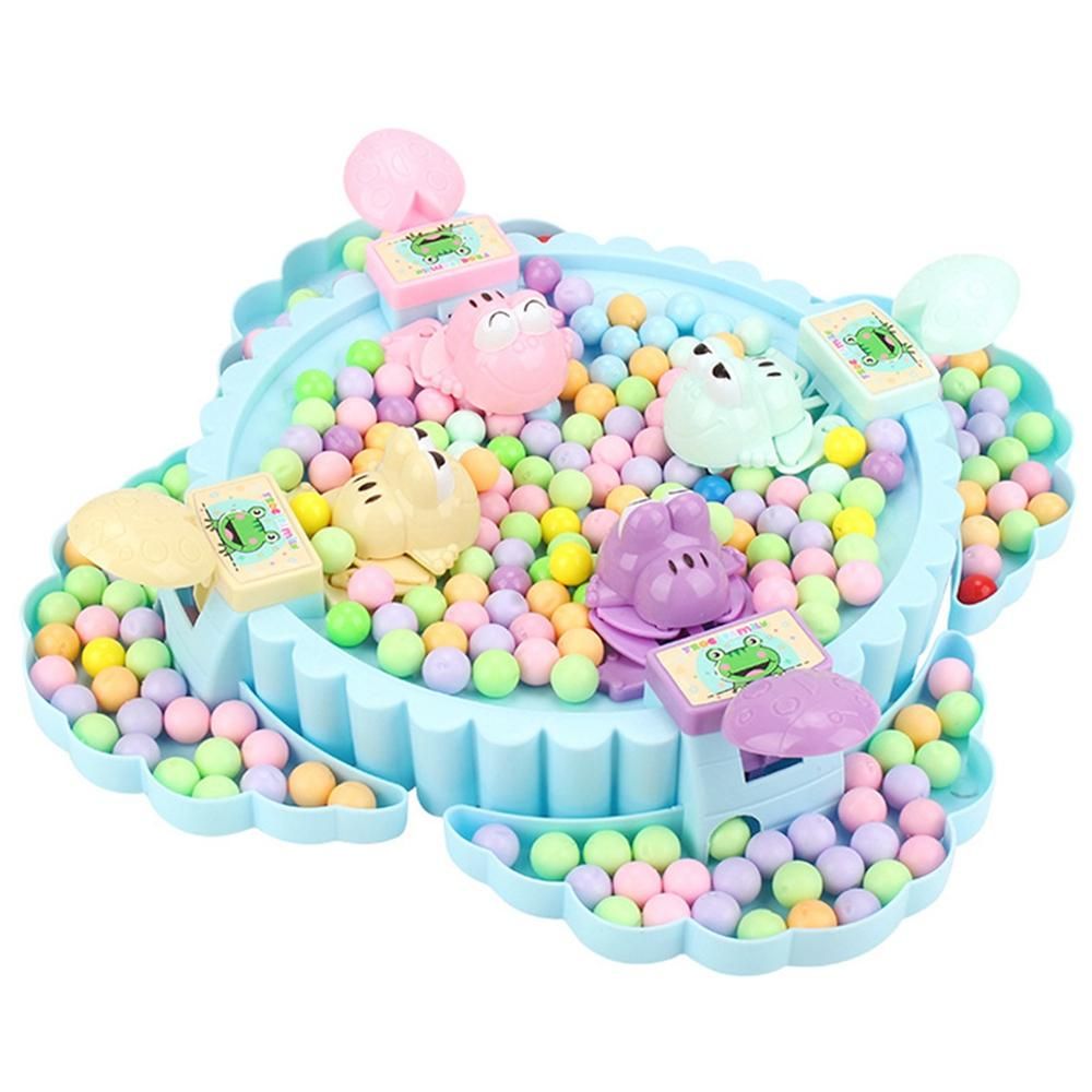 Funny Board Game Hungry Frogs Eating Beans Toy Creative