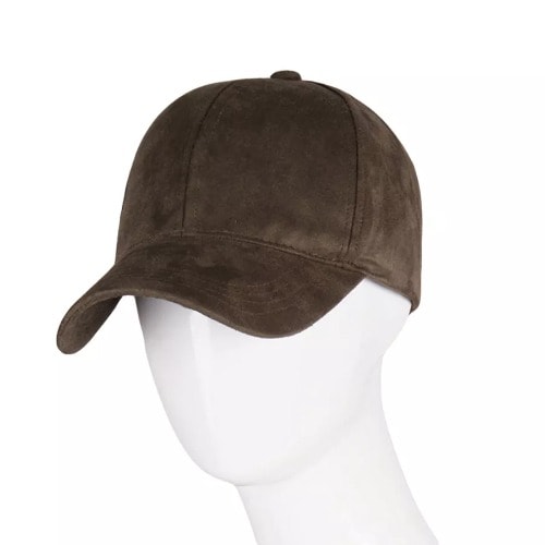 Suede  Cap - Army Green