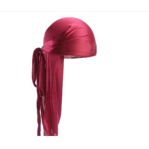 Silk Plain Durag - Wine