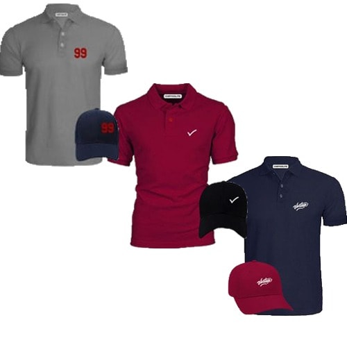 3-in-1 Wardrobe Friendly Polo Tshirt Bundle