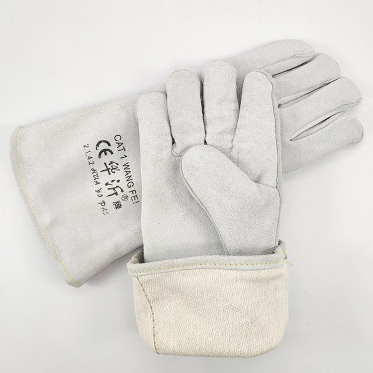 34x16cm Wear-Resistant Two-layer Leather Insulation Gloves