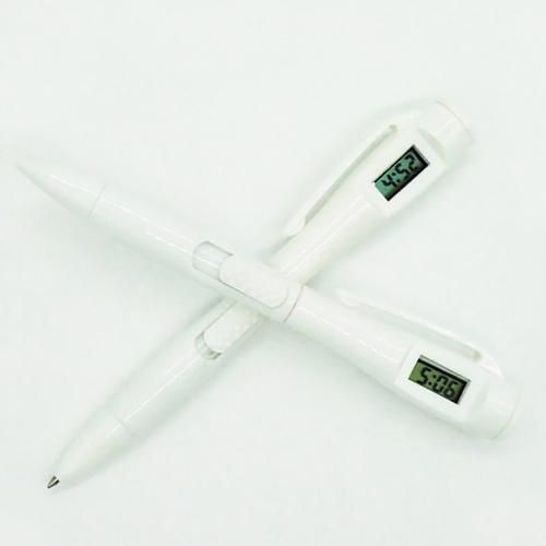Office Digital Watch Ballpoint Pen Electronic Cloc