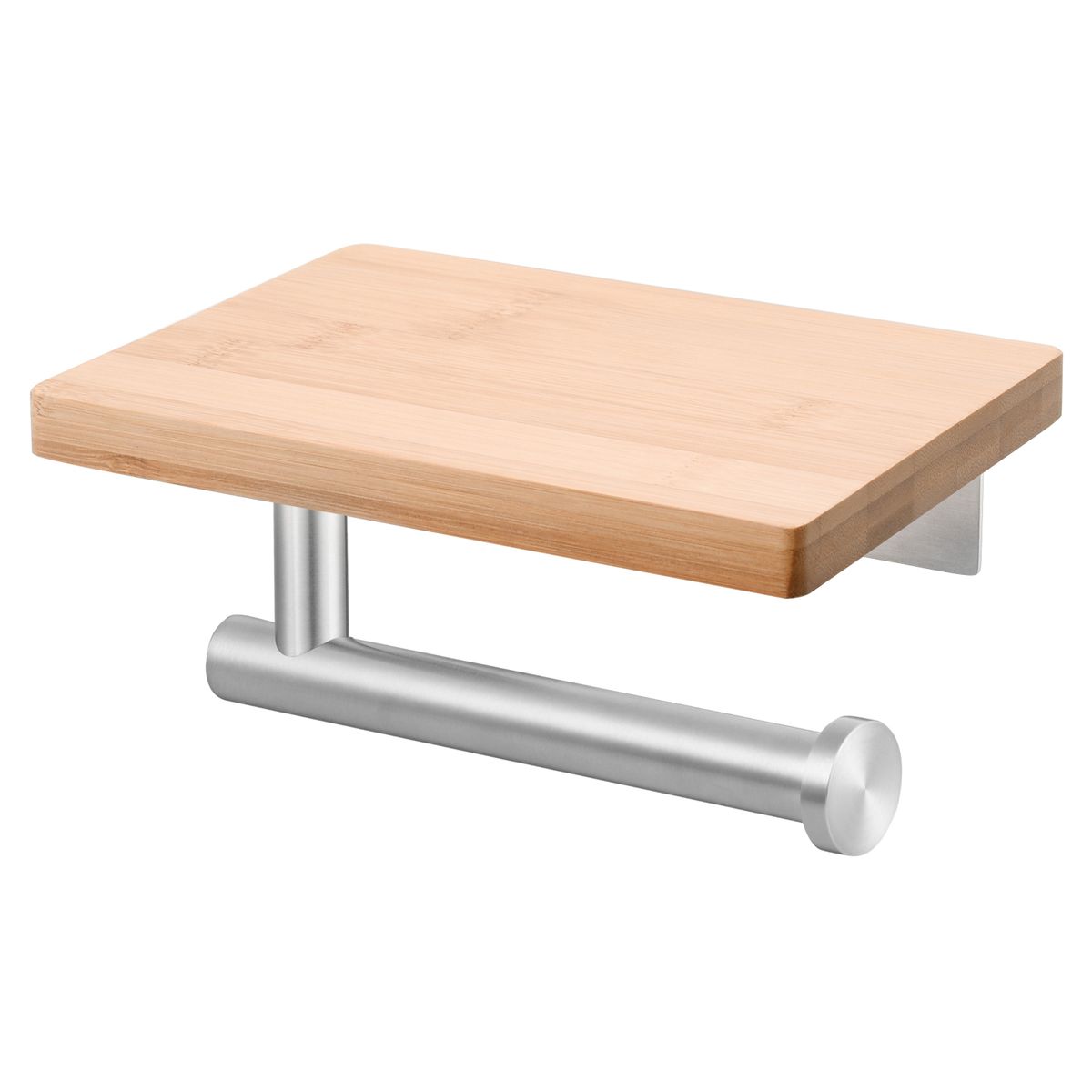 Stainless Steel Wall Mount Paper Roll Holder,Brushed Nickel