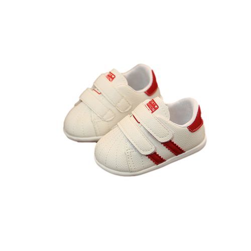 Baby Toddler Shoes Soft Sole Velcro Red