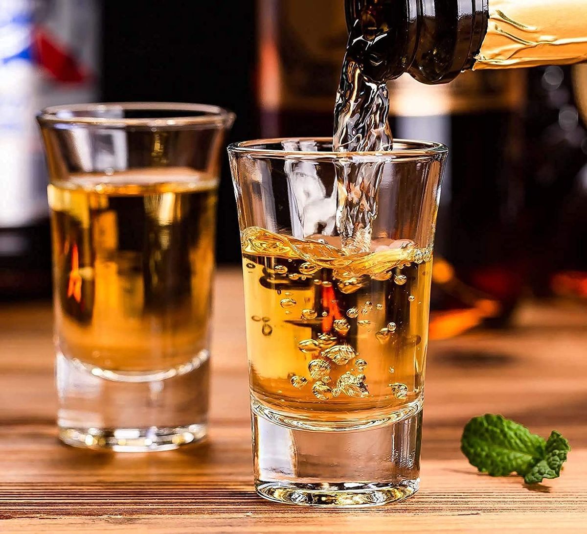 Vodka & Tequila Thick-Base Shot Glass Set - 6pc