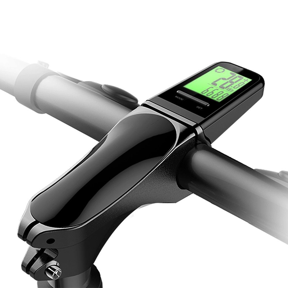 Wireless Bike Stem Computer Multi Functional LCD Screen