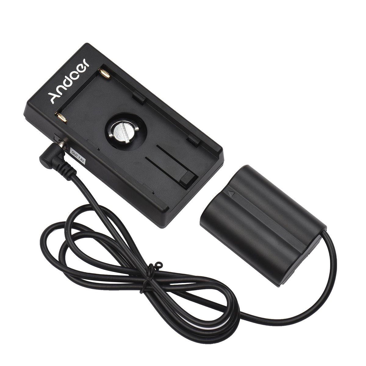 Andoer NP-F Battery Adapter Plate to CP-W235 Dummy Battery Replacement for Fujifilm X-T4 Camera