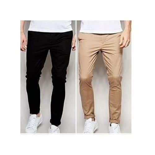 2 In 1 Men'sChinos- Black And Brown