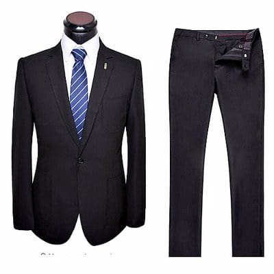 Smart Corporate Slim Suit - Grey