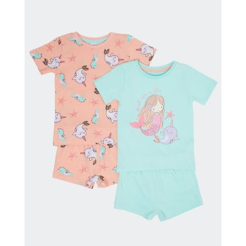 Girls Fairy Pyjamas Set- Pack Of 2