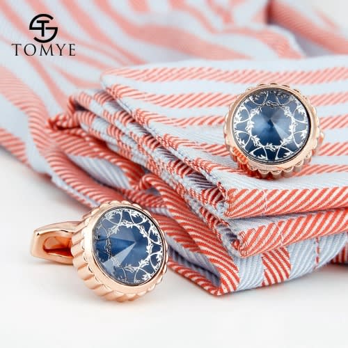 Rose Gold Men's Quality Cuffinks