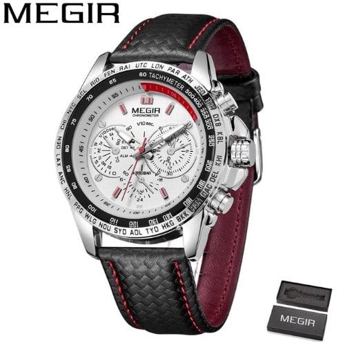 Men  Sports Quartz Watch - Black