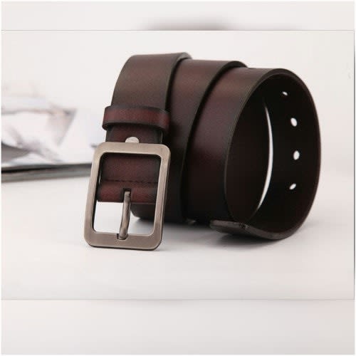 Men's Leather Belt - Brown