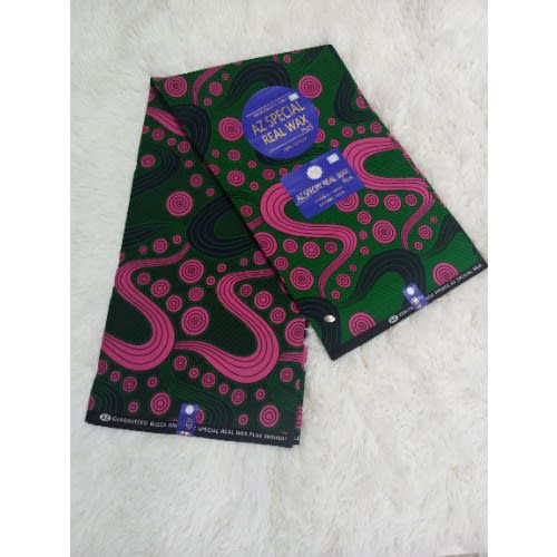 Super Block Print Ankara Fabric - 6 yards