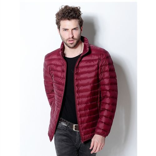 Winter Ultra Lightweight Packable Waterproof Down Jacket Coat Men's Jacket Red