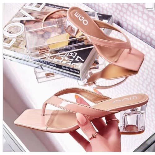 Ladies Heeled Slippers
