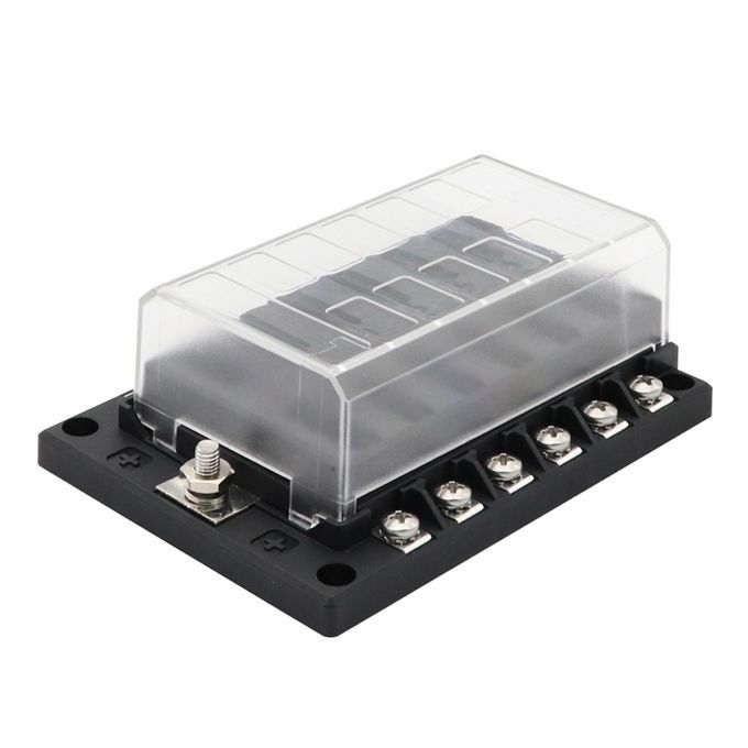 12 Way  Fuse Block Fuse Holder Box New 6 Circuit