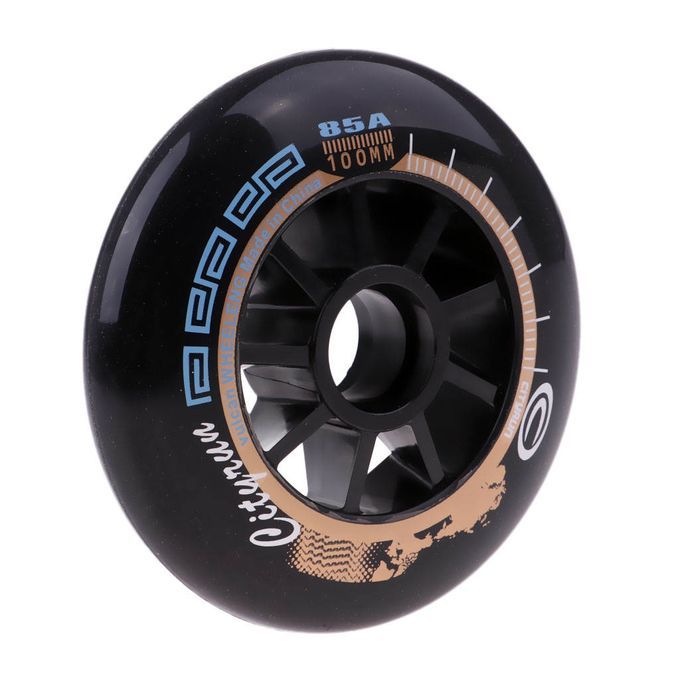 Replacement Inline Roller Skate Wheels For Men Women 100mm Black