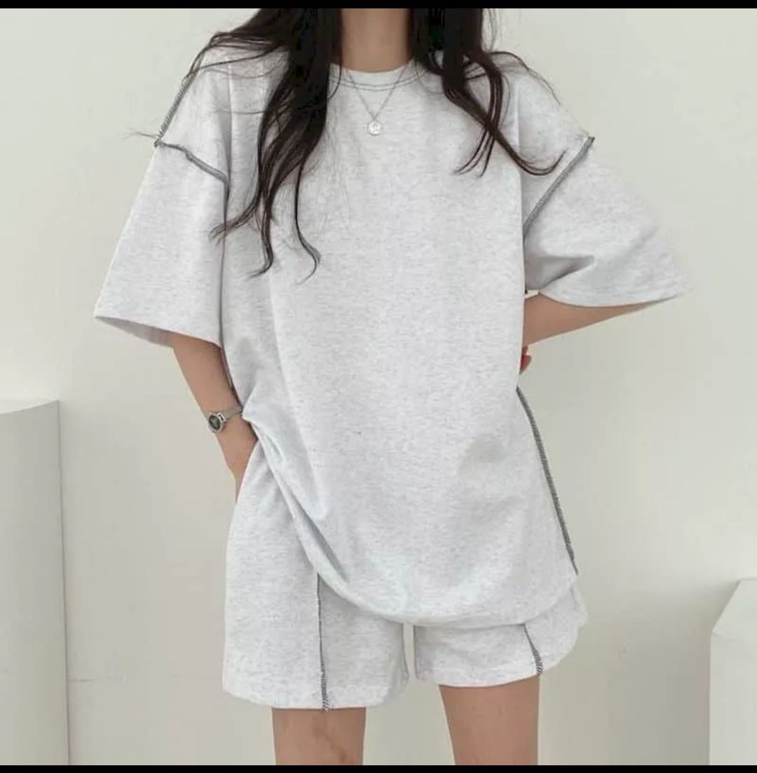 Over Size Ash Weaveout Two Piece
