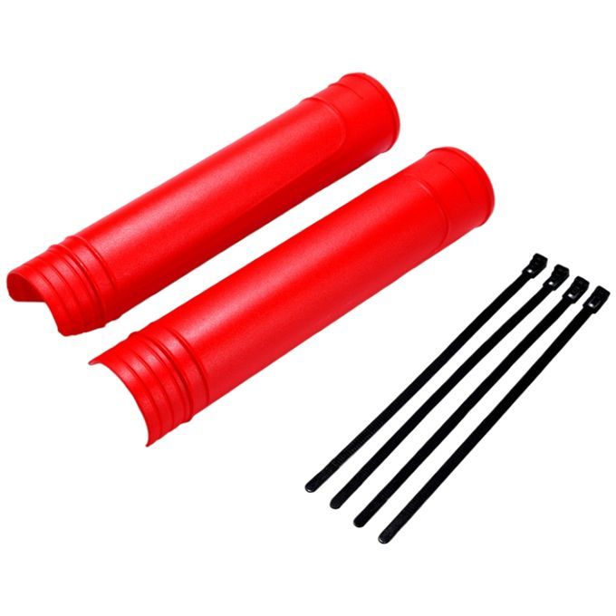 Protective Front Forks Protector Boot Board Off-Road Vehicle Rider Red