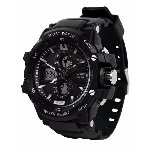 Multi-functional Dual Time Zone Chronograph Sports Watch