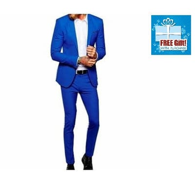 Men's Smart Fit Suit - Royal Blue