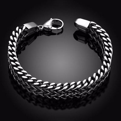 Men's Titanium Steel Punk Bracelet
