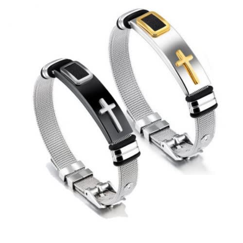 Men Stainless Bracelets- 2 Pieces