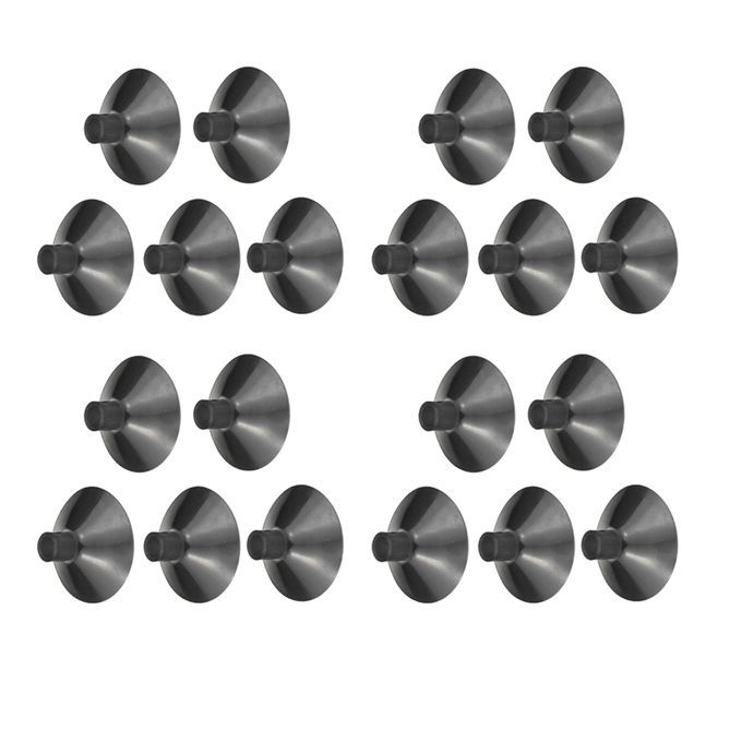 20 X Rubber Toy Arrow Archery Replacement Sucker Cup For Kids Gift