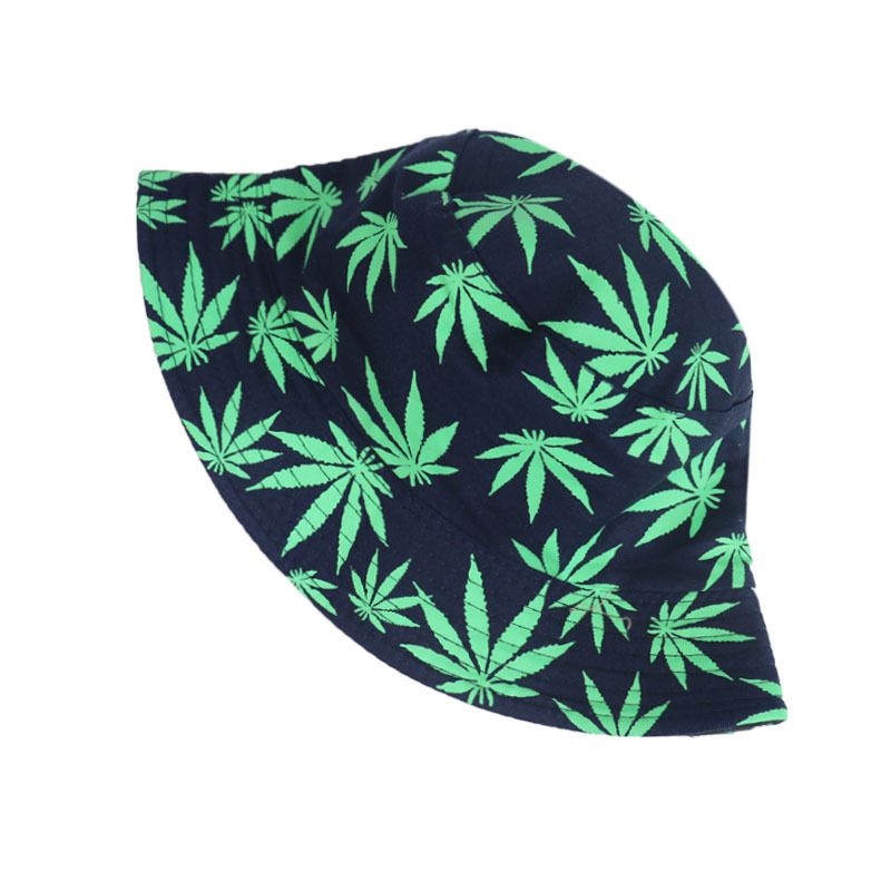 Reversible Bucket Hat Cap- Black