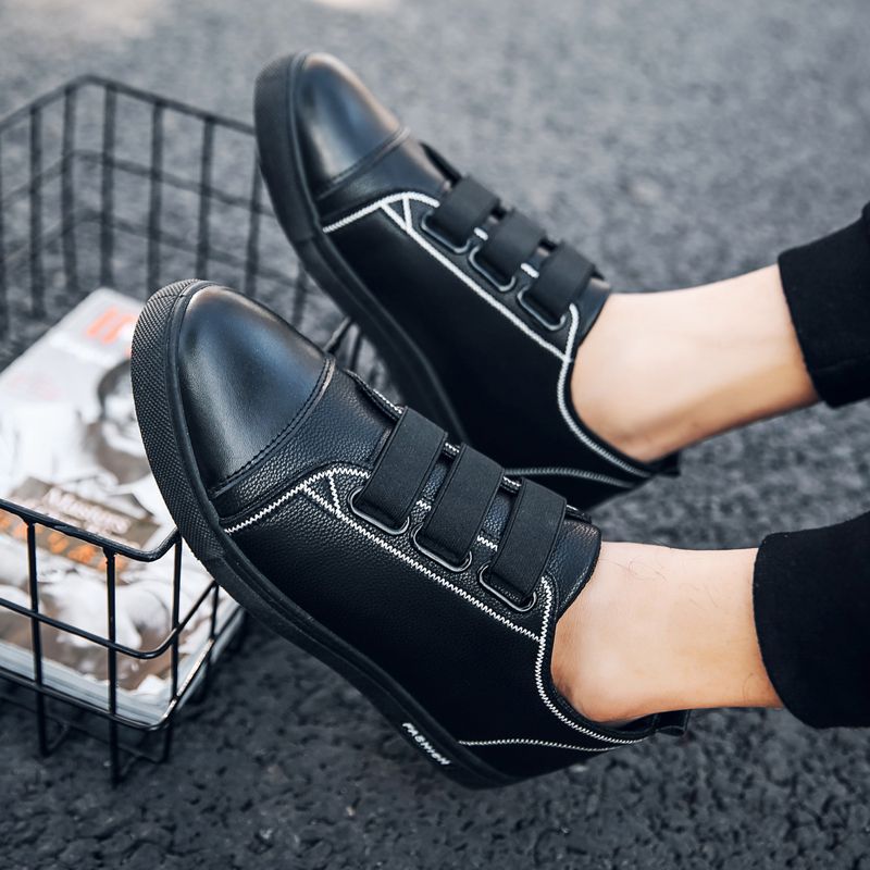 2023 Men Casual Shoes Sneakers Loafers Comfort Walking Shoes - Black