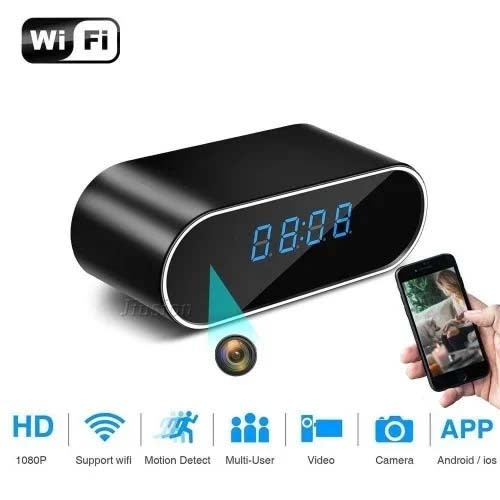 A & S Hidden Spy Camera Clock With Alarm Clock